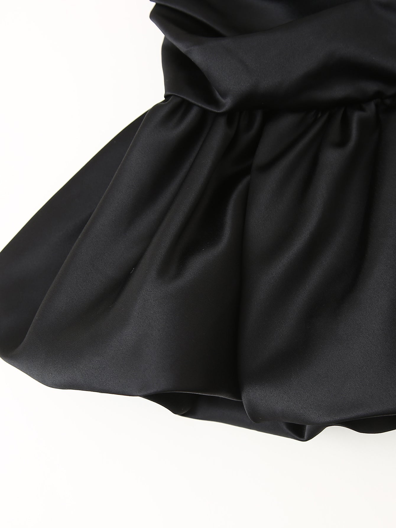 Fall Women Clothing Stylish Simple Casual Bud Satin Puffy Skirt