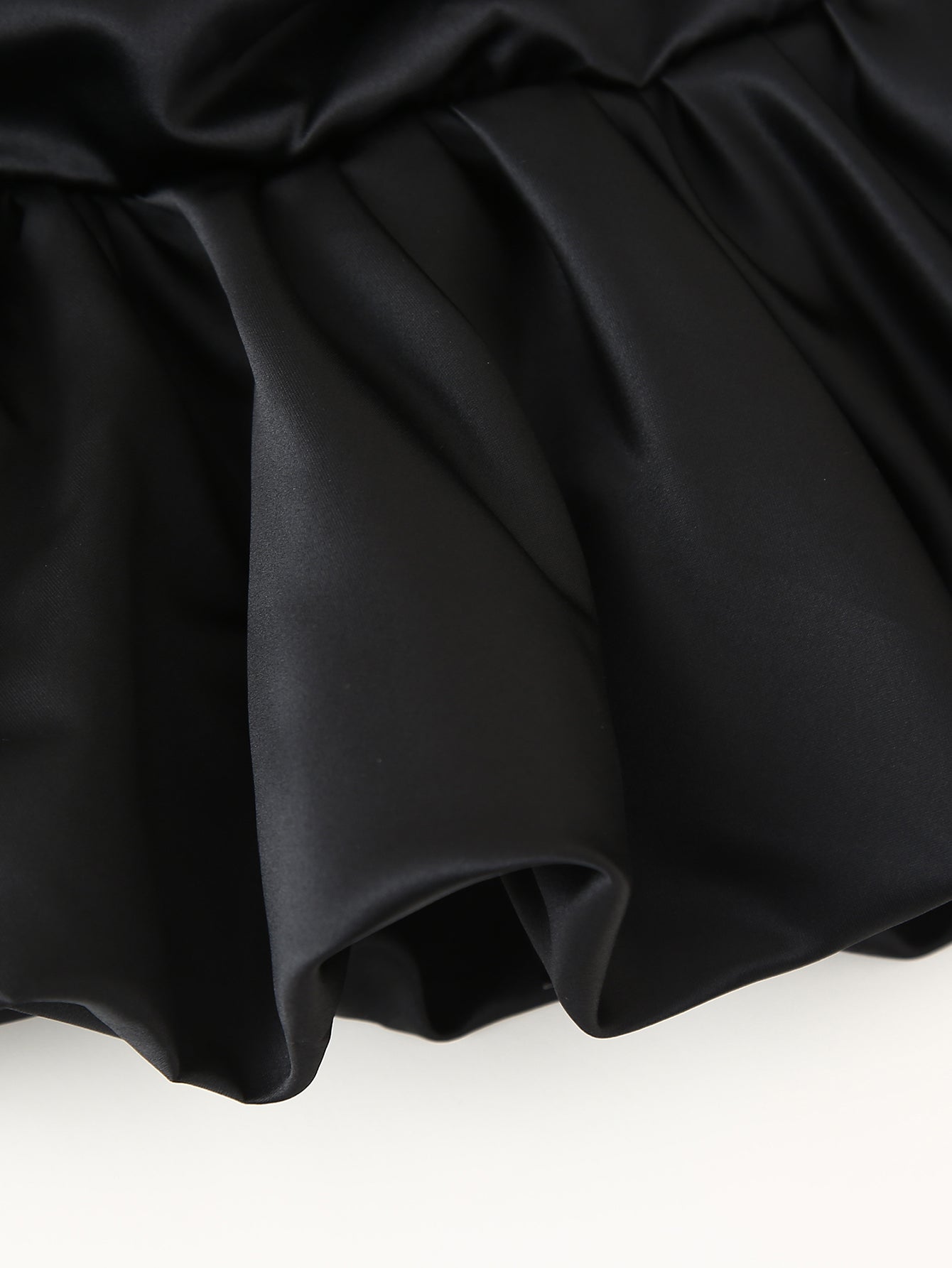Fall Women Clothing Stylish Simple Casual Bud Satin Puffy Skirt