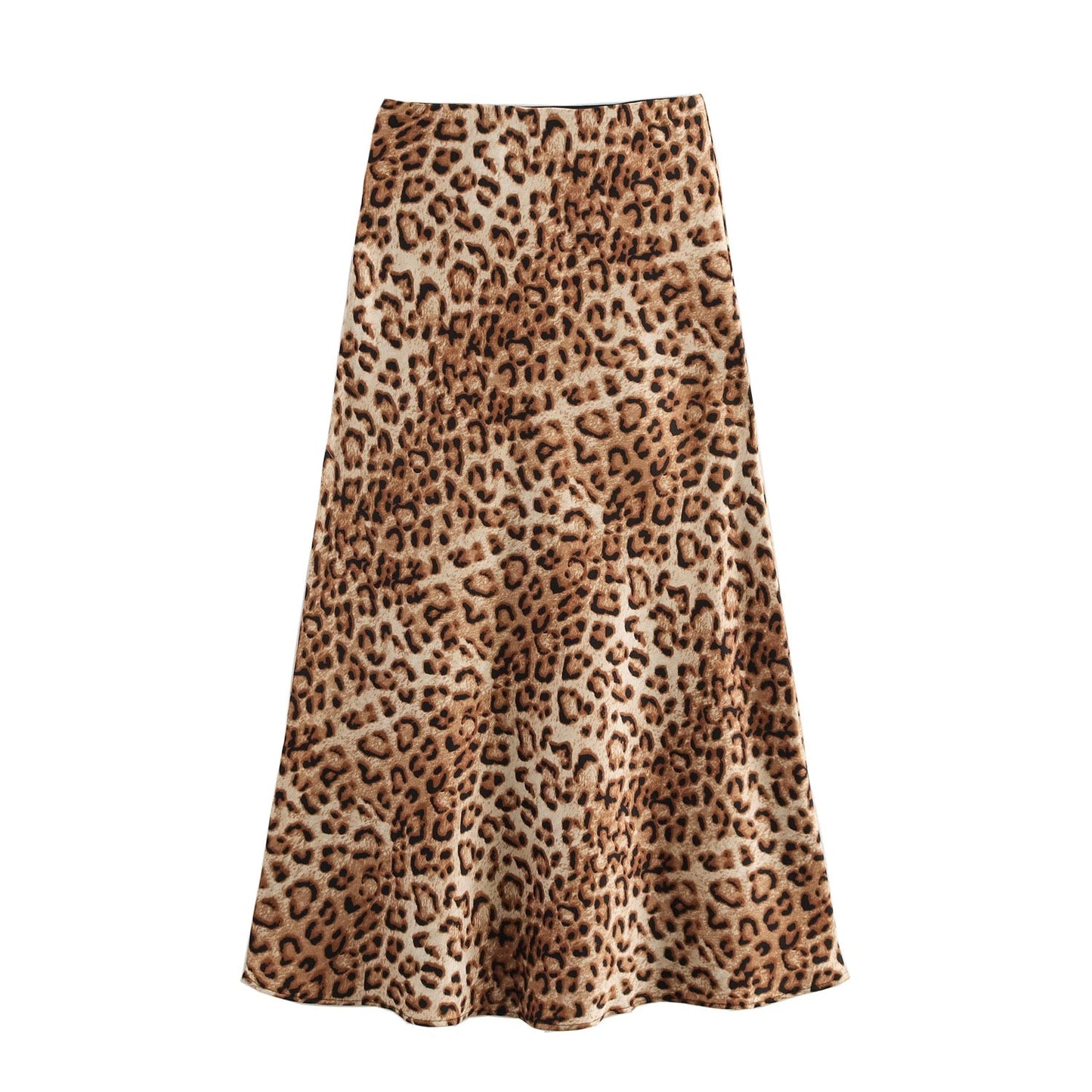 Spring Women Stylish Simple Elastic Long Skirt