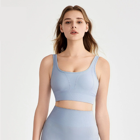 High Strength Shockproof Sports Underwear Women Running Training Beauty Back Bodycon Chest Highlight Big Push up Yoga Clothes Vest