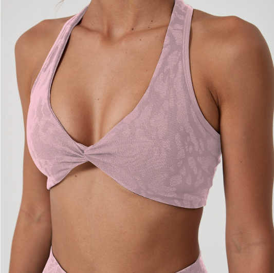 Twist Beauty Back Exercise Underwear Women Yoga Clothes Running Workout Bra Quick Drying Yoga Vest