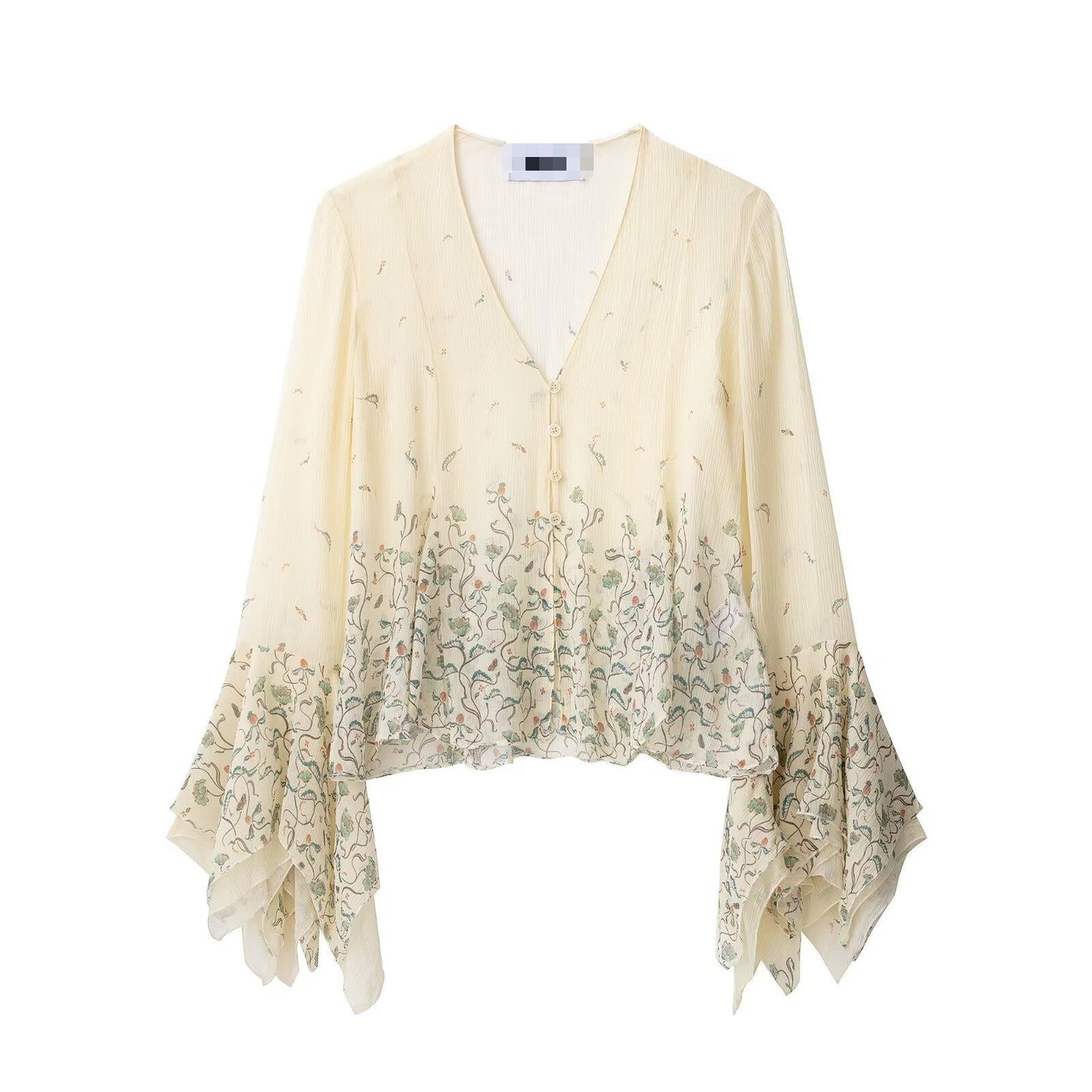 Women Silk Printed Shirt