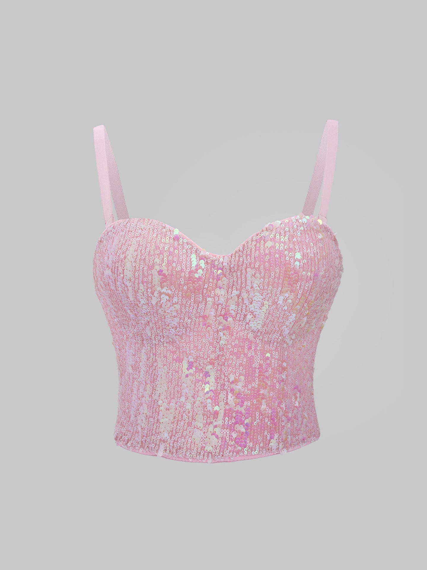 Wants Sexy Heavy Industry Colorful Sequ Boning Corset Bra Women Underwear Bandeau Outer Wear Beautiful Back