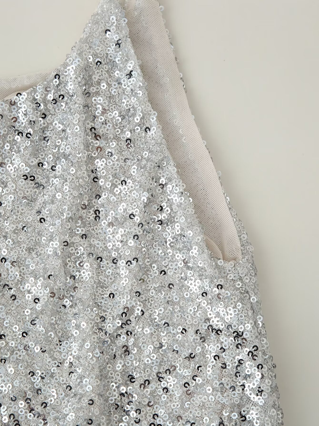 Women Clothing Top Sexy Beads Decoration Underwear Dress