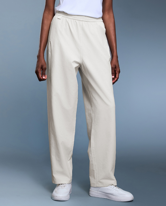 Autumn Windproof Warm Casual Pants High Waist Drooping Baggy Straight Trousers All Match Office Sports Trousers Women