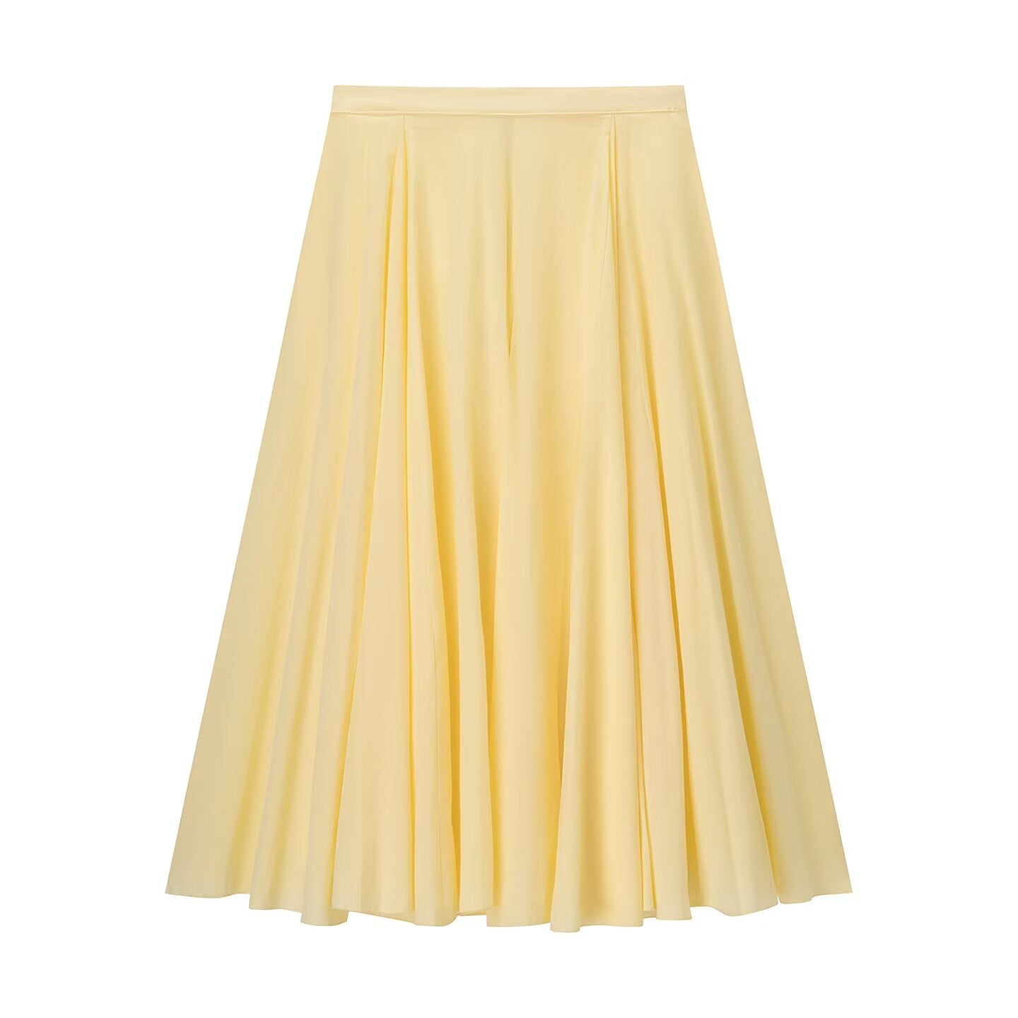 Women Clothing Autumn Elegant Elegant Idle Soft Midi Skirt Women