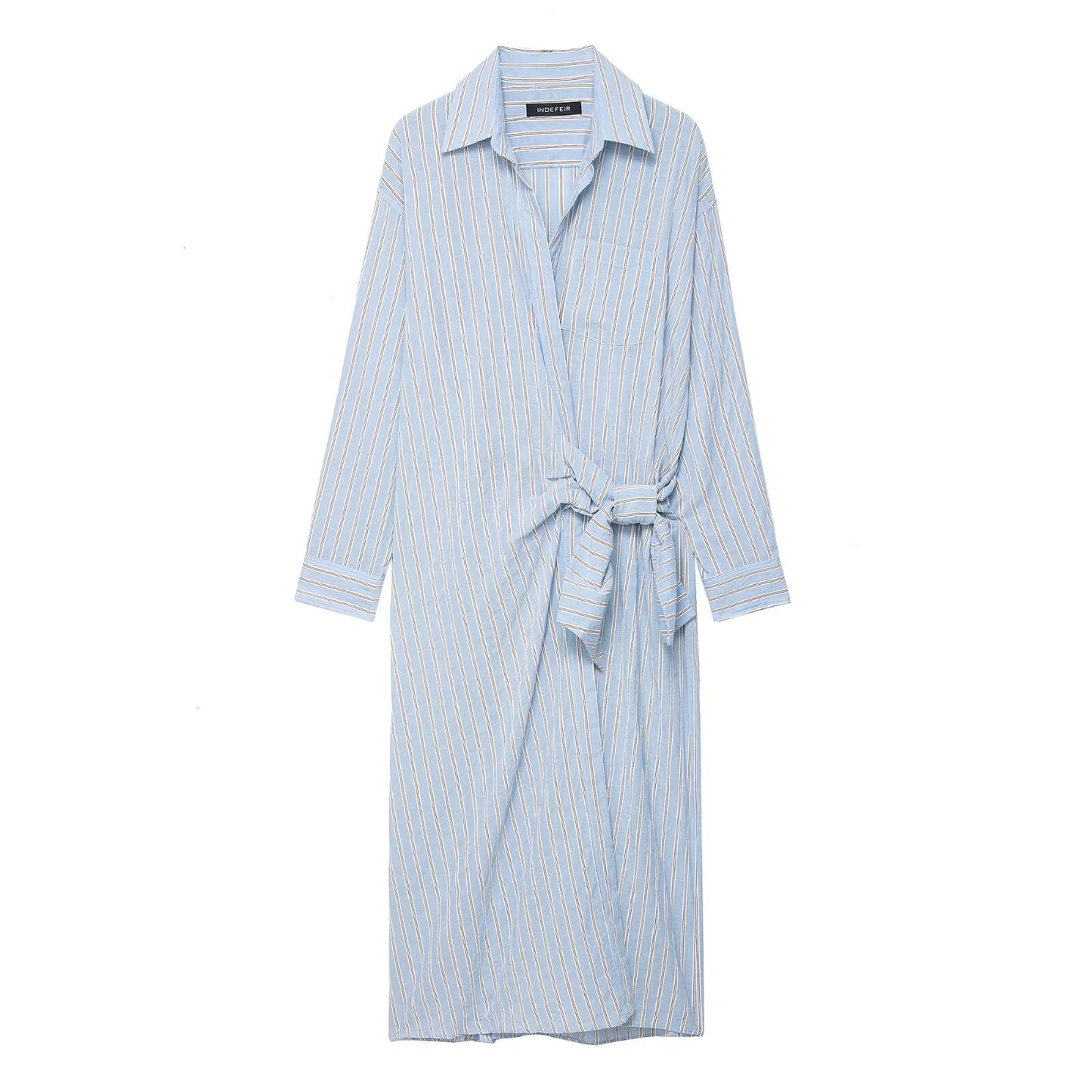 Fall Women Clothing Niche All Matching Slim Fit Slimming Casual Dress