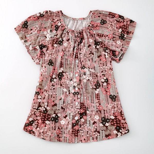Front Tie Top V-Neck
