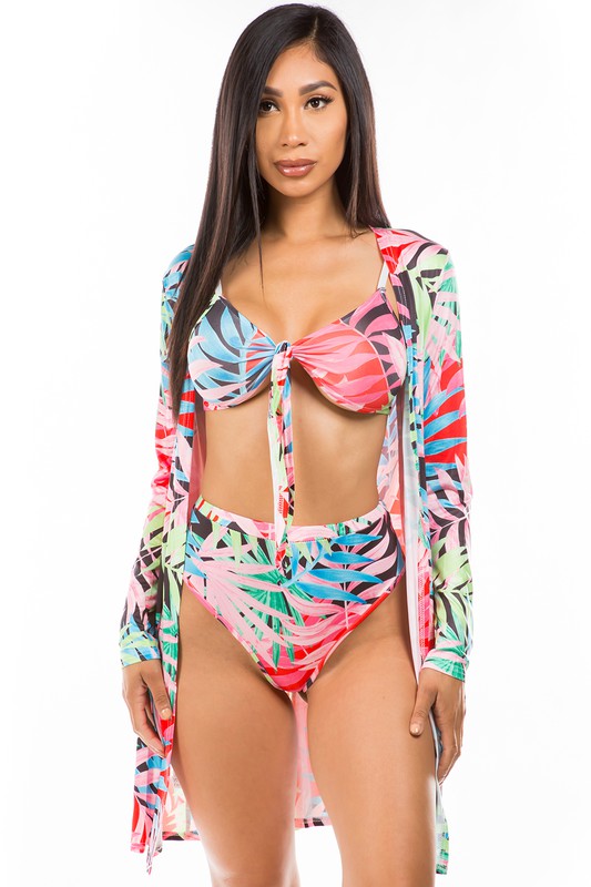 THREE PIECE SET SWIMWEAR