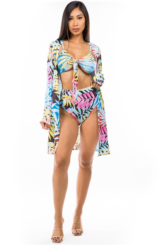 THREE PIECE SET SWIMWEAR