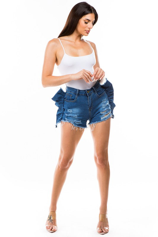 DENIM SHORT