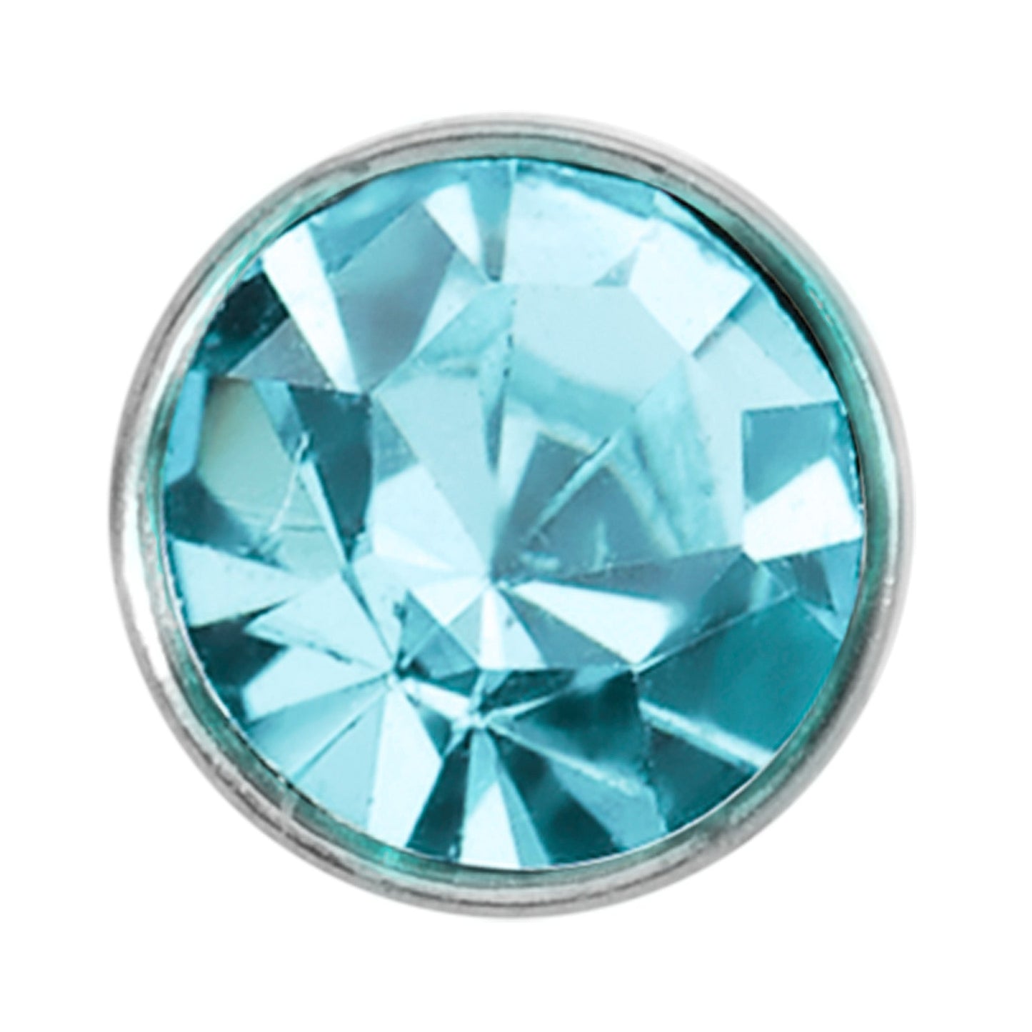 20G Stainless Steel Aqua Gem Micro Nose Bone