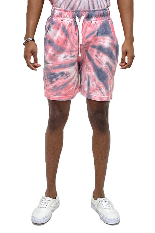 Cyclone Pinwheel Tie Dyed Shorts