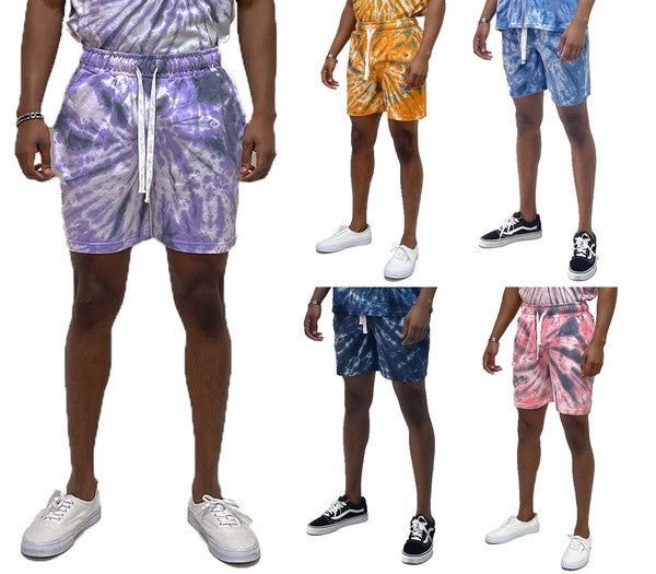 Cyclone Pinwheel Tie Dyed Shorts