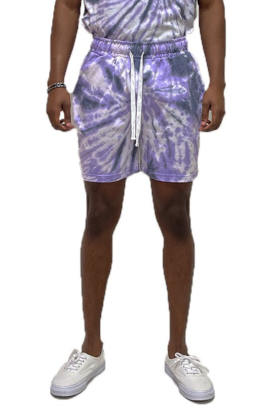 Cyclone Pinwheel Tie Dyed Shorts