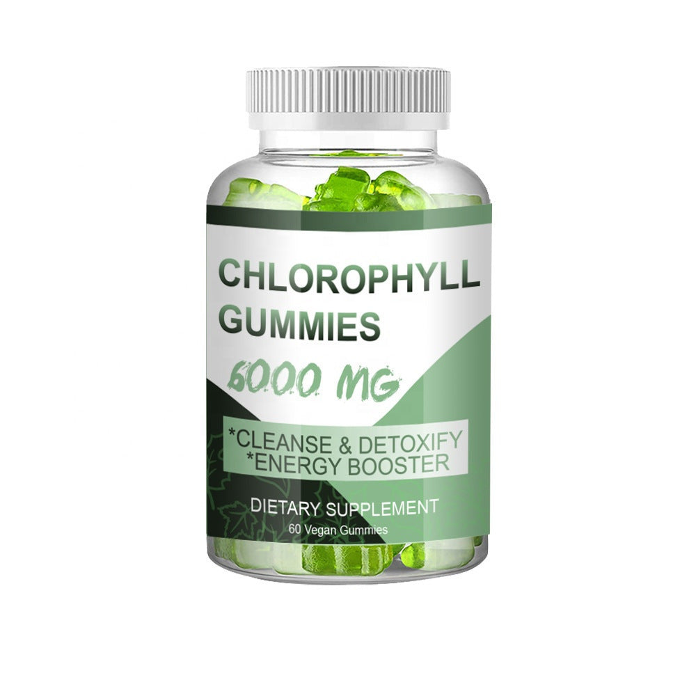Green Pigment Gummy Candy In Bottle