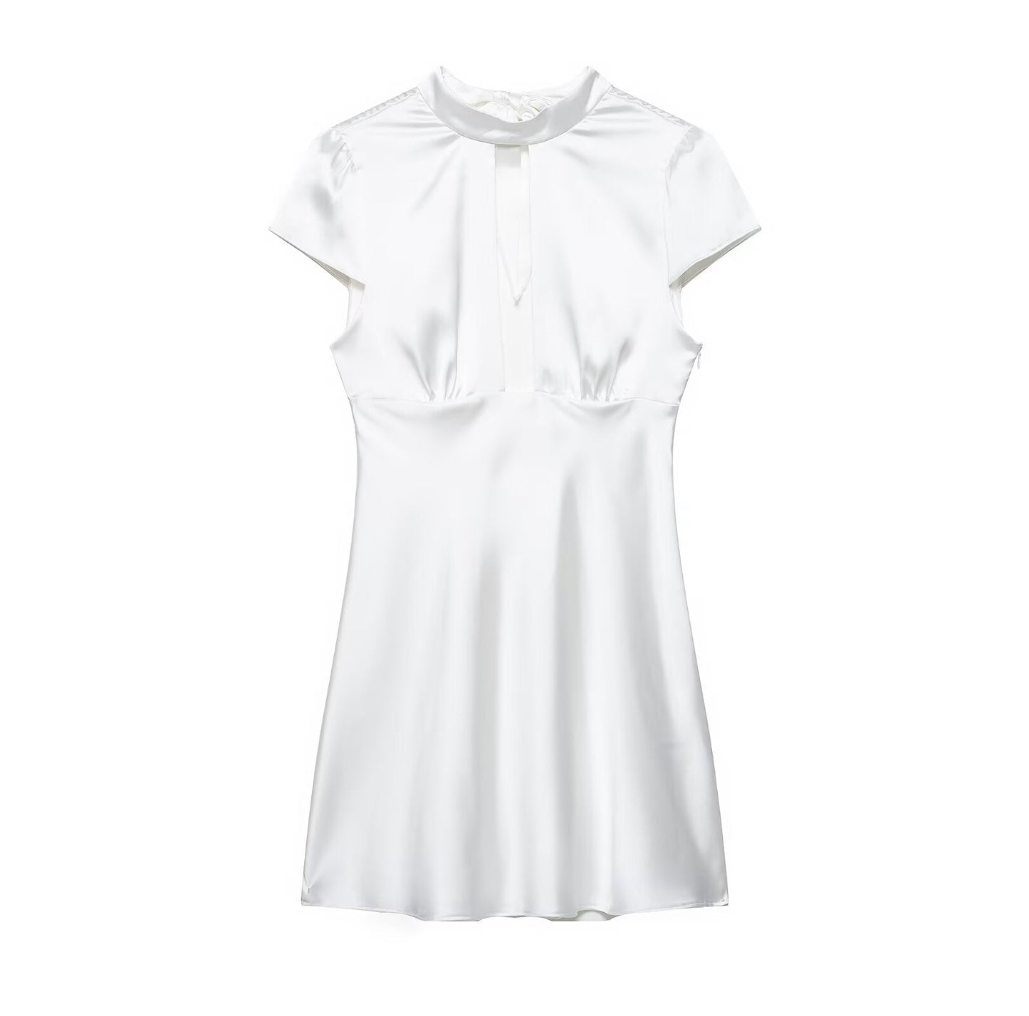 Summer Women Clothing Sexy Silk Satin Texture Dress