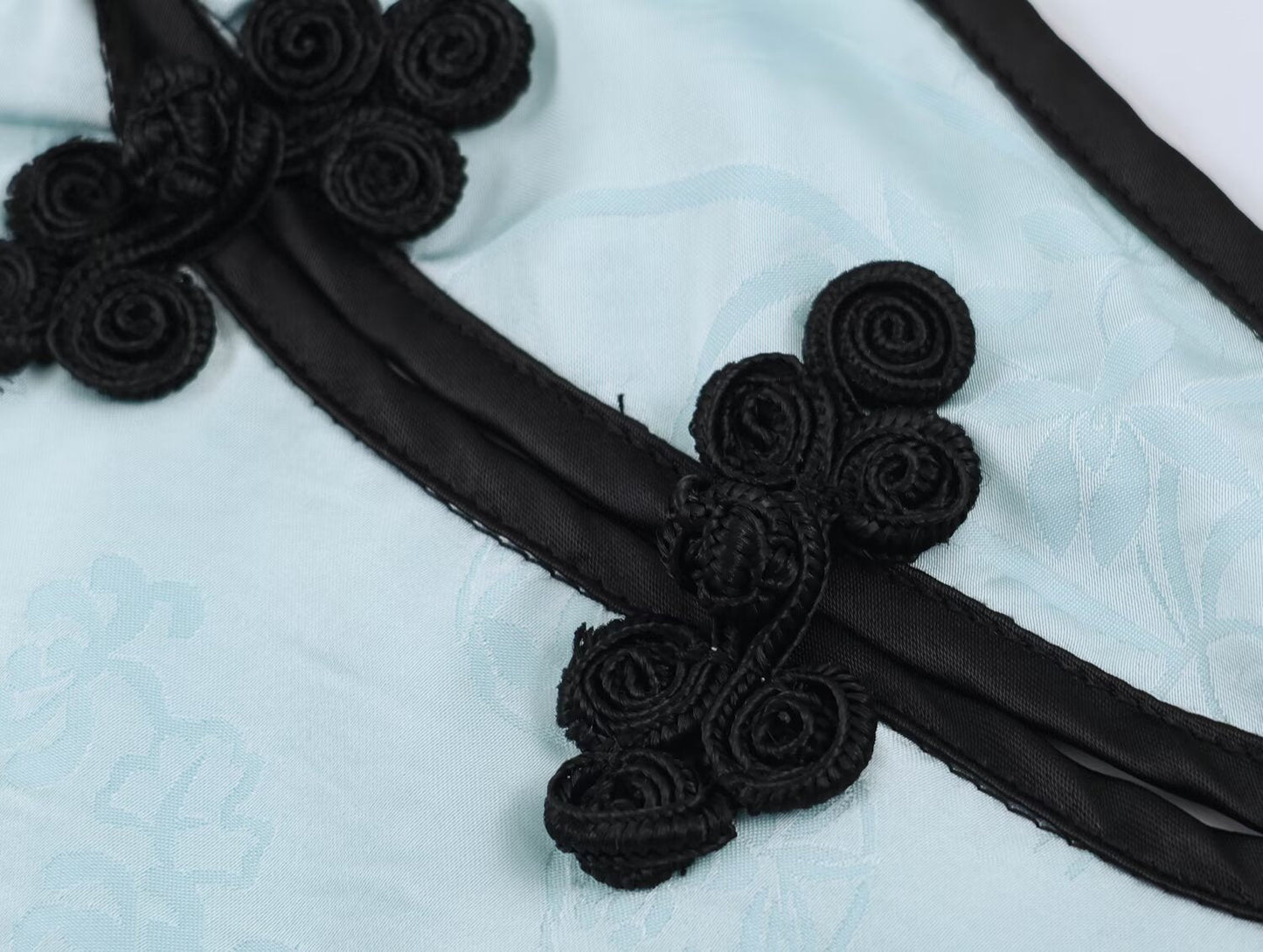Women Clothing Cold Feeling Dark Pattern Jacquard Halter Improved Cheongsam Long Slimming Dress