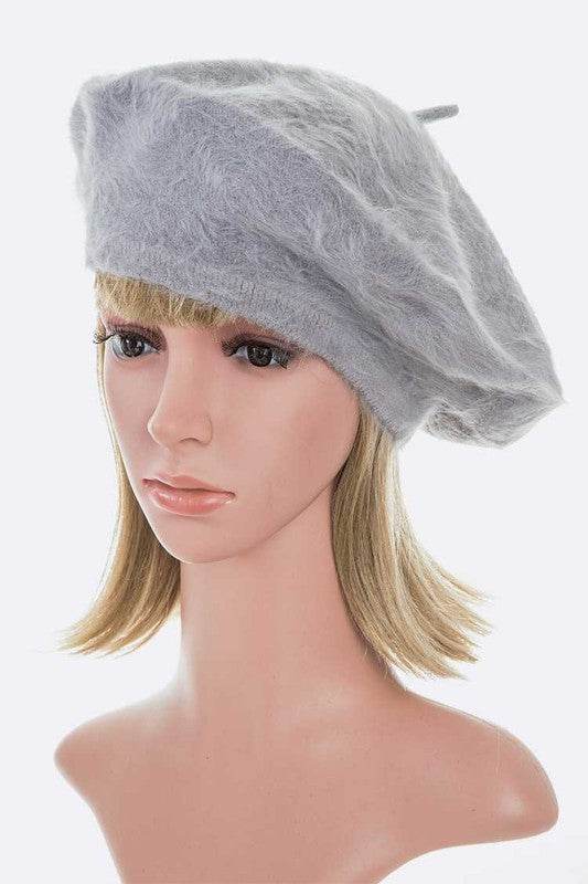 Faux Fur Fashion Beret