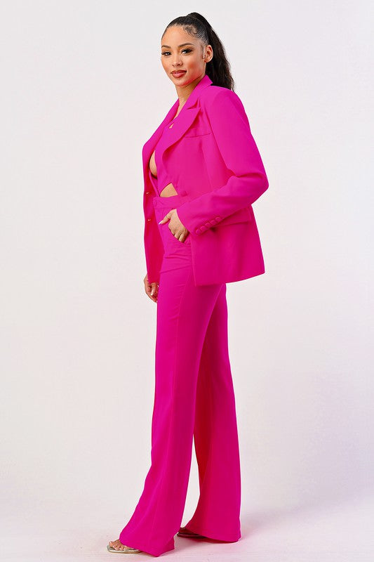 Cutout two pcs suit