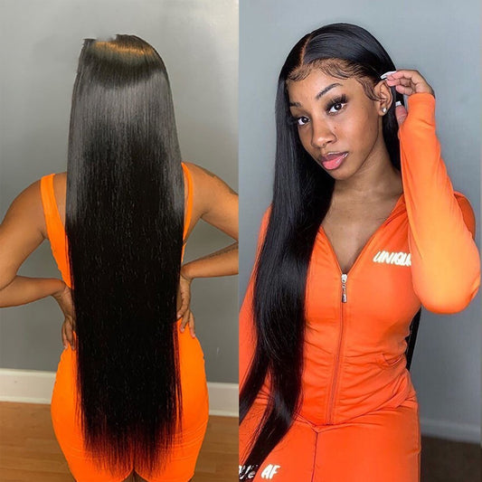 European And American New Style Long Straight Hair