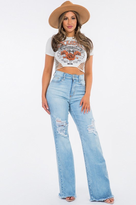 Jackie Wide Leg Jean