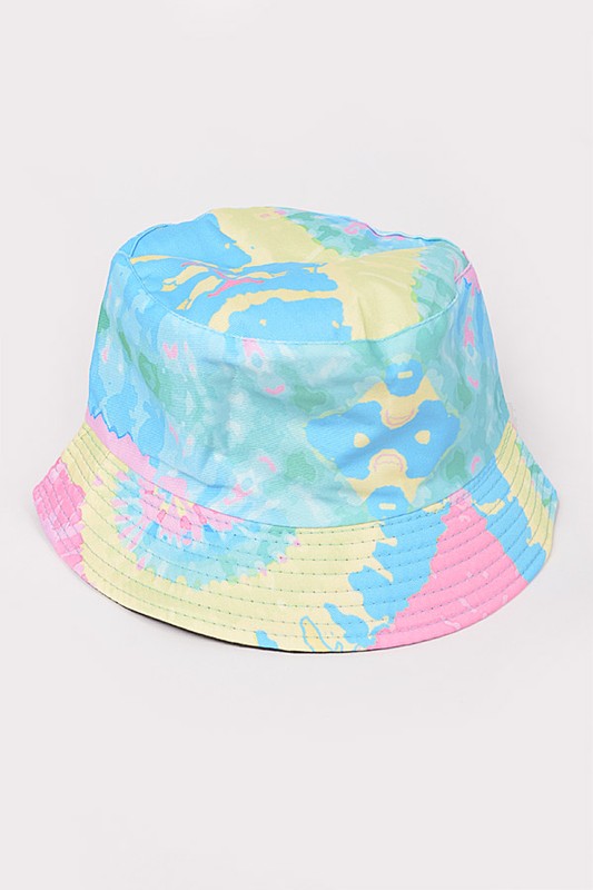 Light Multi Paint Splatter Bucket Hat