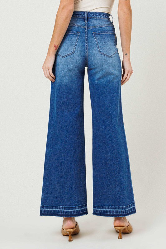 High Waisted Wide Leg Jeans