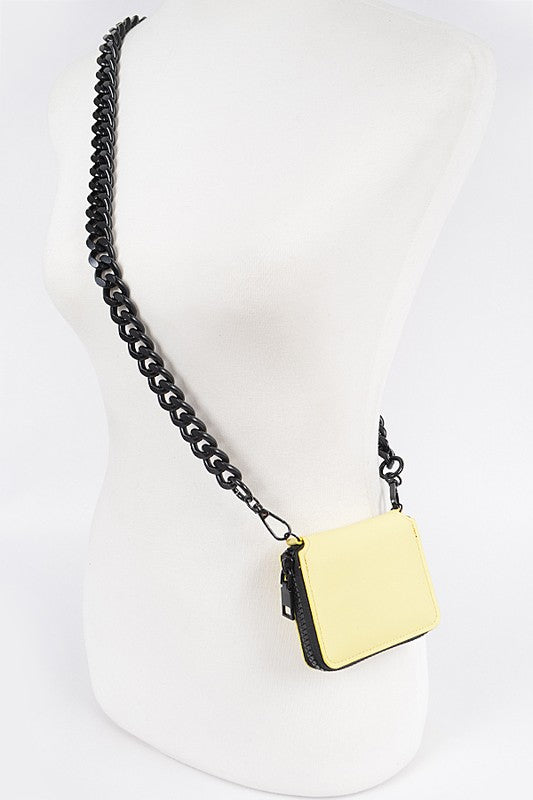 Iconic Chunky Chain Convertible Wallet