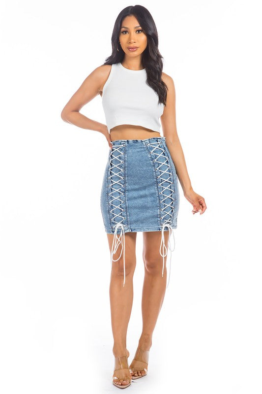 DENIM SKIRTS