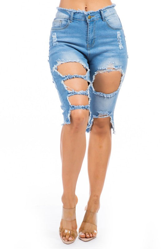 DENIM SHORT