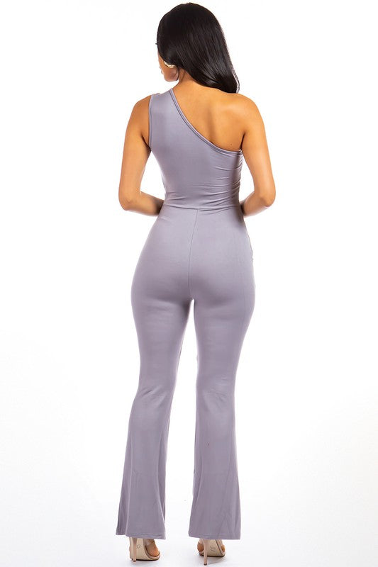 ZIPPER UP JUMPSUIT