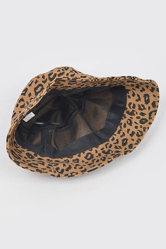 Leopard Printed Bucket Hat