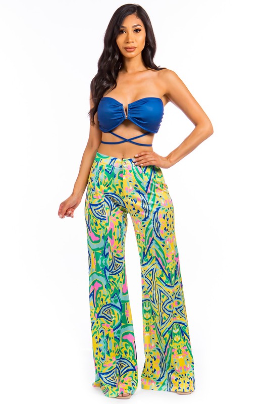 SUMMER TWO PIECE PANT SET