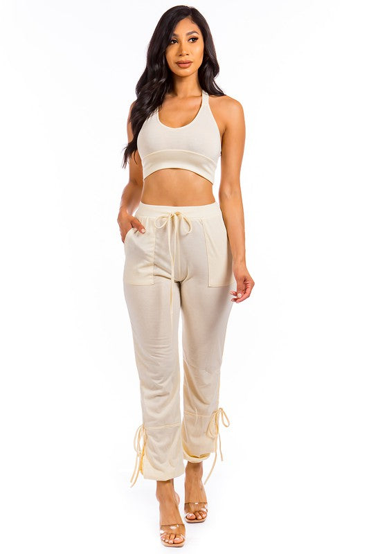 SUMMER TWO PIECE PANT SET