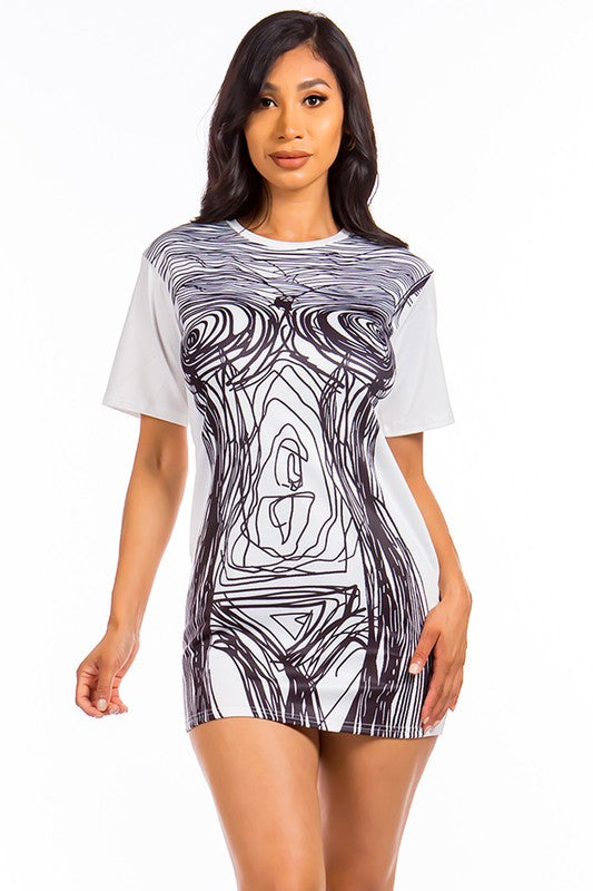 GRAPHIC T-SHIRT DRESS