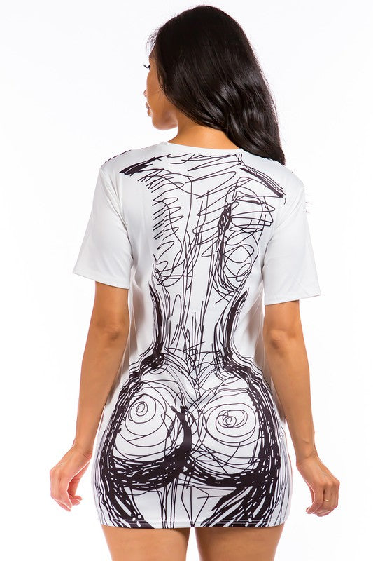 GRAPHIC T-SHIRT DRESS