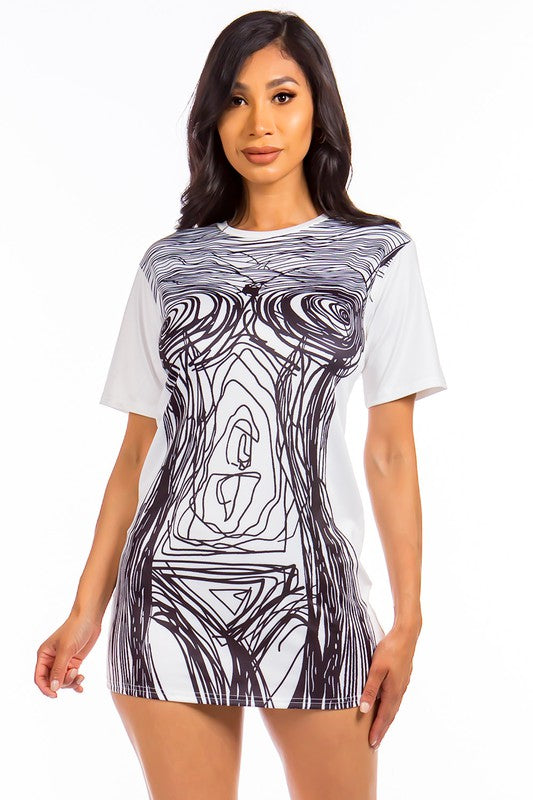 GRAPHIC T-SHIRT DRESS