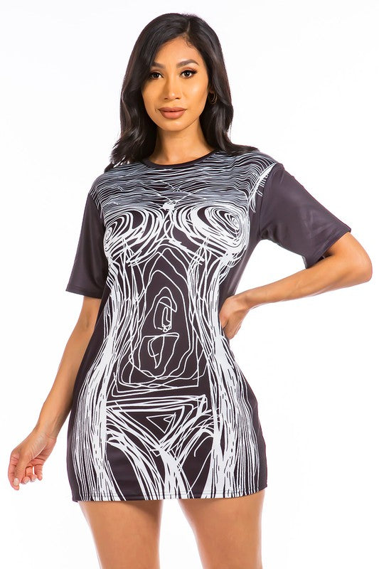 GRAPHIC T-SHIRT DRESS