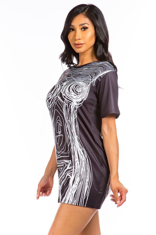 GRAPHIC T-SHIRT DRESS