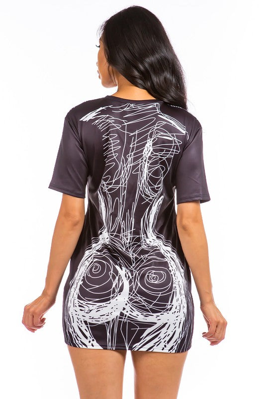 GRAPHIC T-SHIRT DRESS