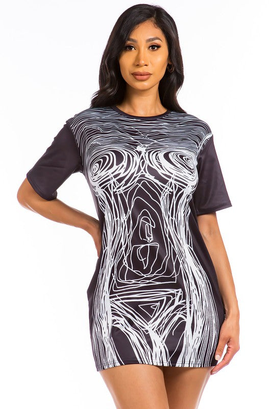 GRAPHIC T-SHIRT DRESS