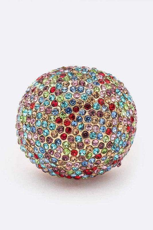 Crystal Ball Stretch Ring