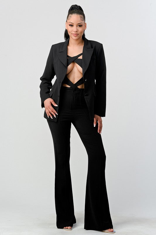 Cutout two pcs suit