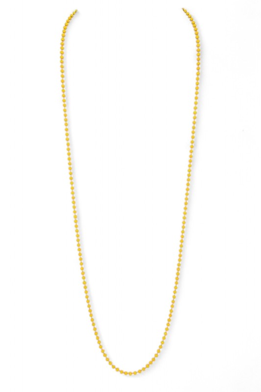 36 Long Extra Fine Petite Beads Station Necklace
