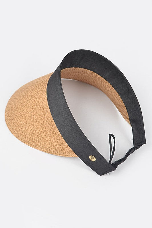 Straw Visor Sun Hat