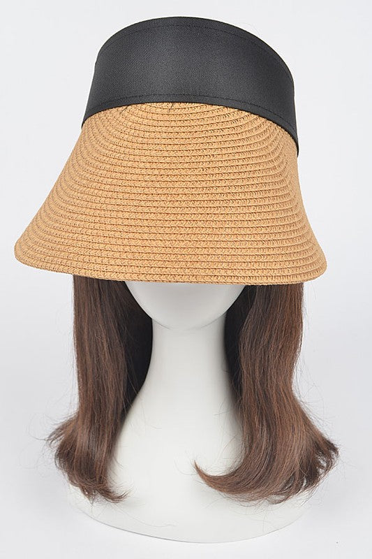 Straw Visor Sun Hat