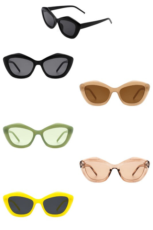 Geometric Retro Fashion Cat Eye Women Sunglasses