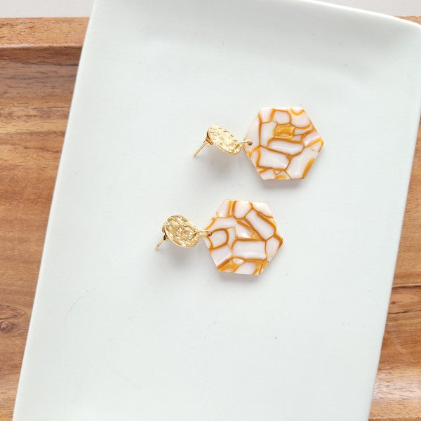 Roxy Earrings - Pumpkin Spice