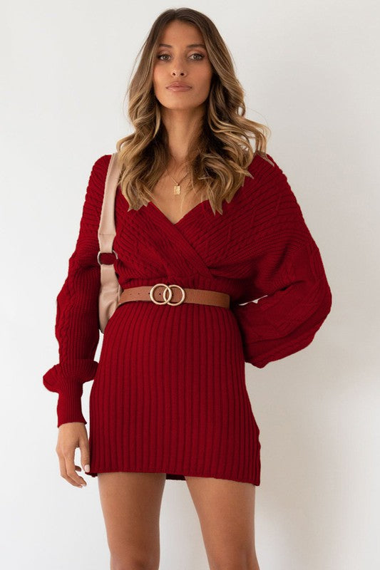 SWEATERS FASHION DRESS